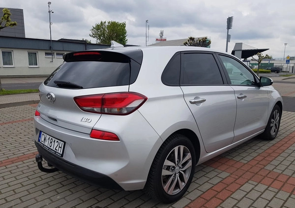 Hyundai I30 cena 59900 przebieg: 103885, rok produkcji 2018 z Włocławek małe 191